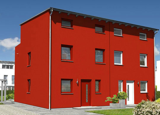 Doppelhaus Mainz 128 - Modern mit Dachterrasse